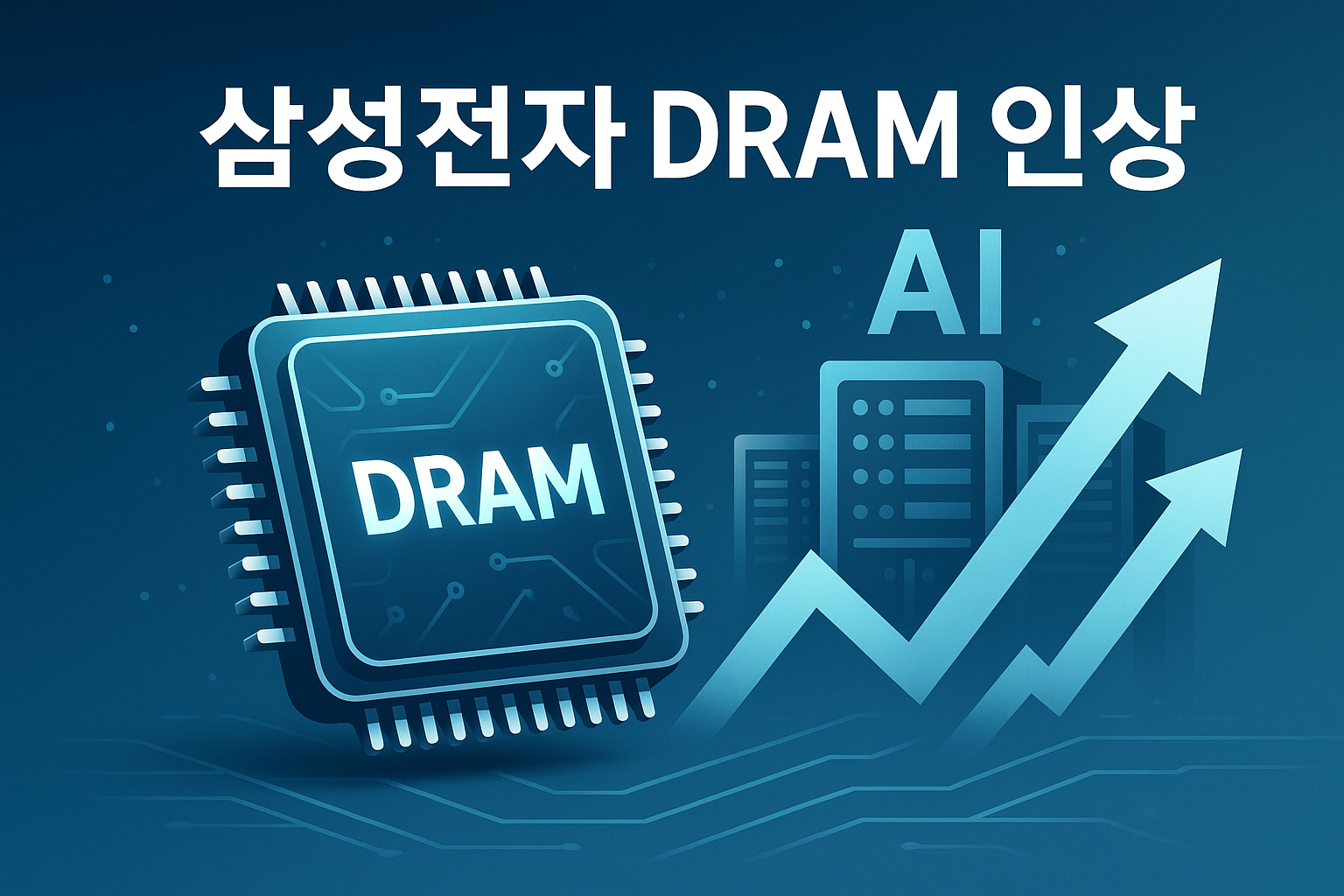 삼성전자 DRAM 가격 인상, AI 데이터센터 수요 폭발의 진짜 신호