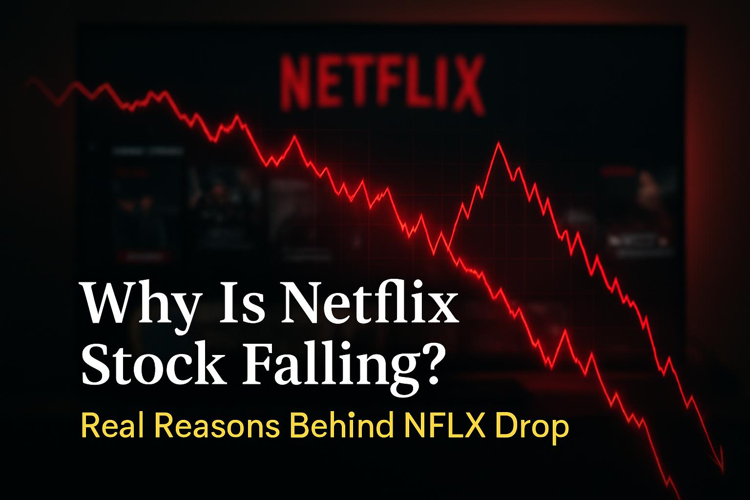 ¿Por qué caen las acciones de Netflix (NFLX)? Razones reales