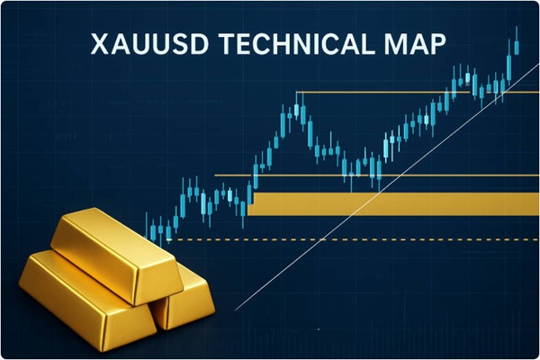 Mapa técnico del XAUUSD: soporte, resistencia e ideas de trading