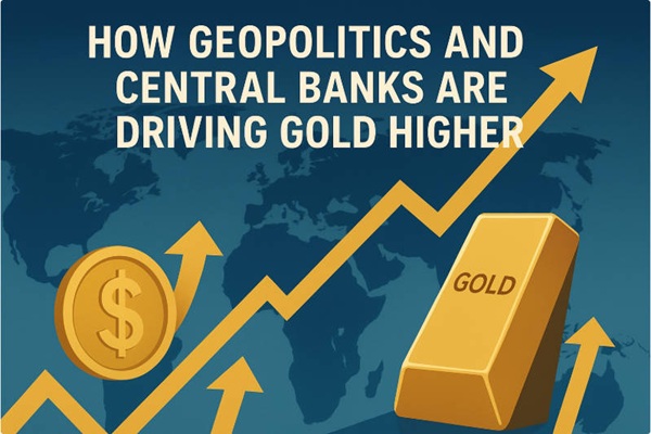 Как геополитика и центральные банки способствуют росту стоимости золота