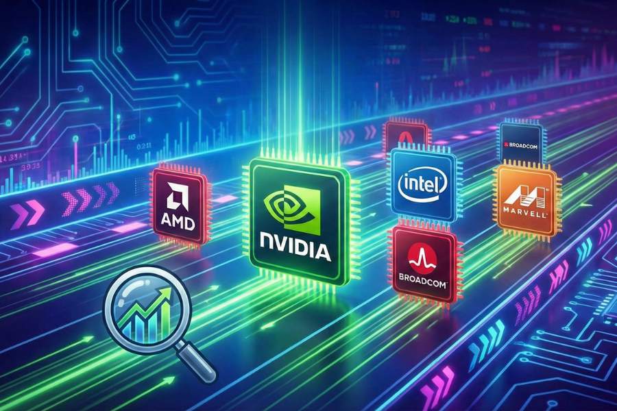 Concorrentes da Nvidia: as principais ações de empresas de chips de IA para ficar de olho agora