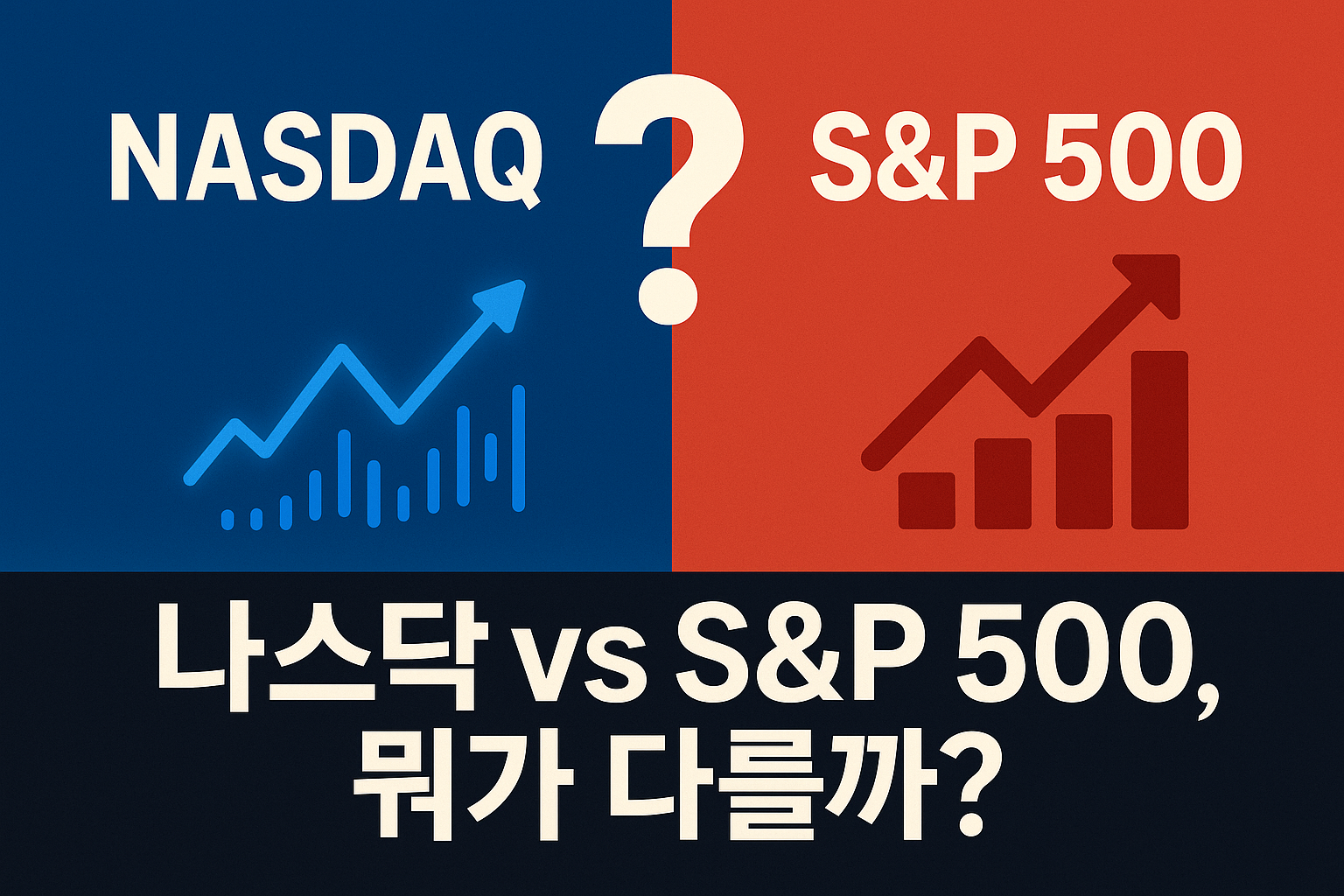 나스닥과 S&P 500 지수의 차이는?