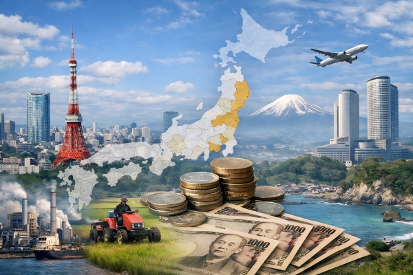 都道府県の一人当たりGDPランキング｜東京から地方まで