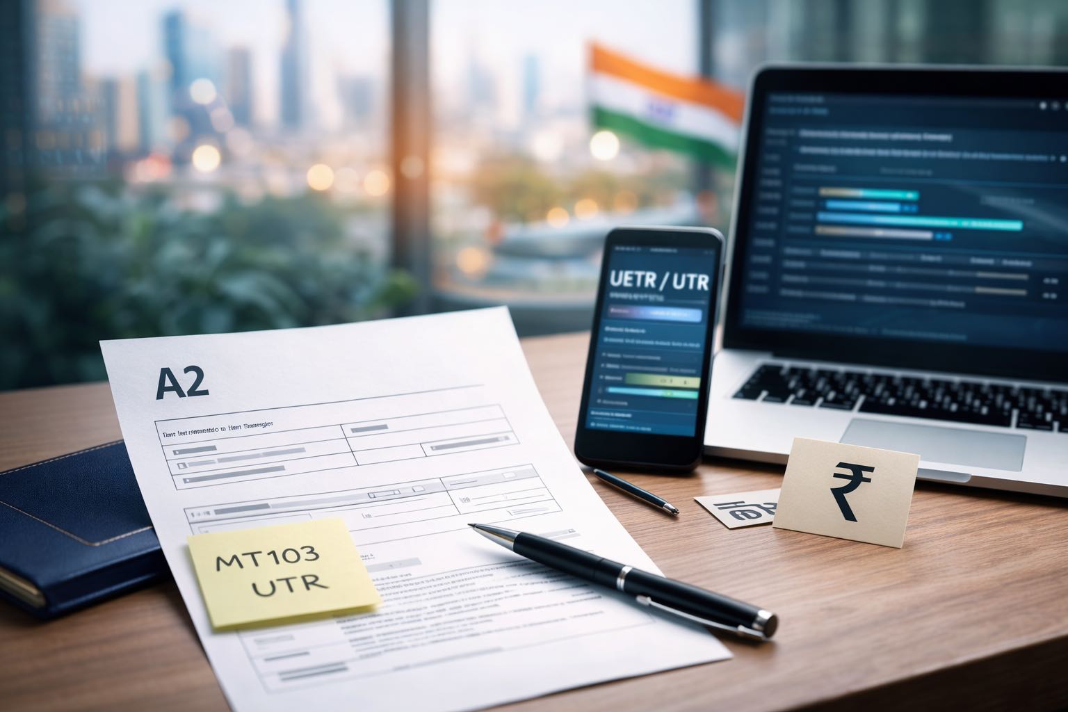 SWIFT ट्रांसफर की मूल बातें: MT103, UTR और ट्रैकिंग शर्तें (भारत में)