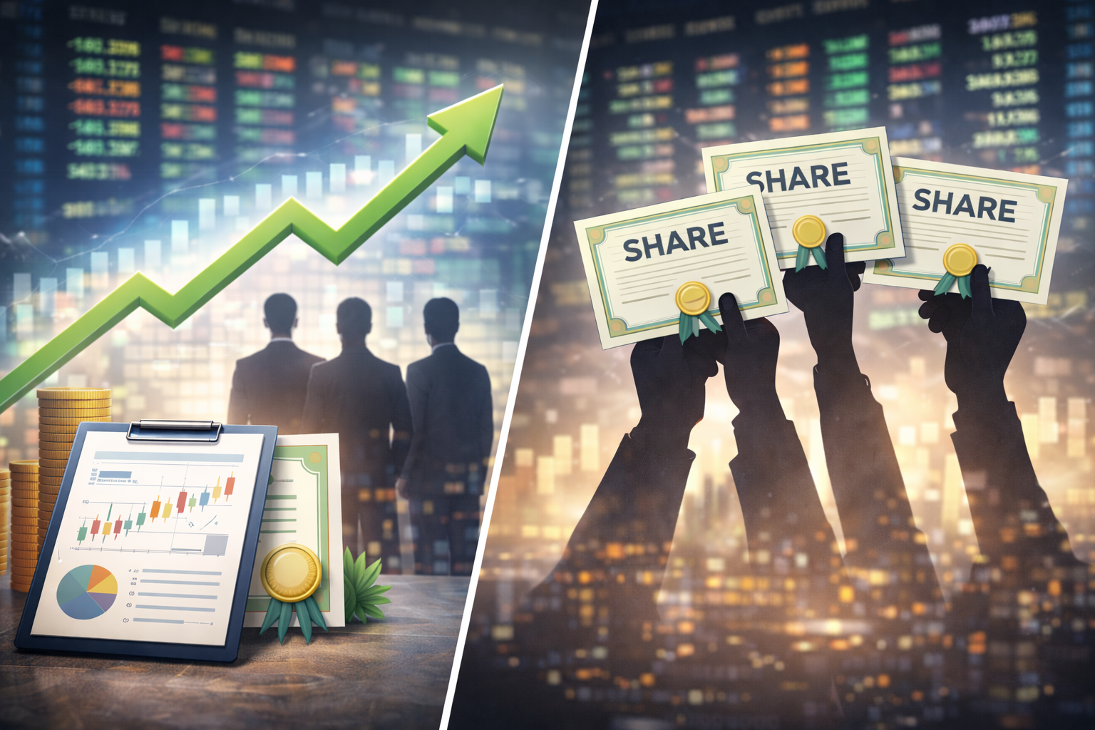 주식시장과 증권시장의 차이점은 무엇일까요?