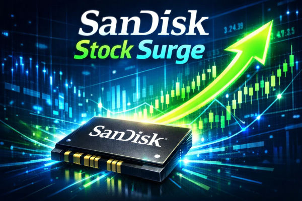 샌디스크 주가 오늘 급등: 상승을 이끈 4가지 주요 요인