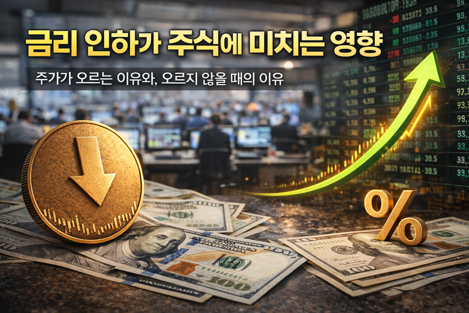 금리 인하가 주식시장에 미치는 영향, 왜 다르게 반응할까?