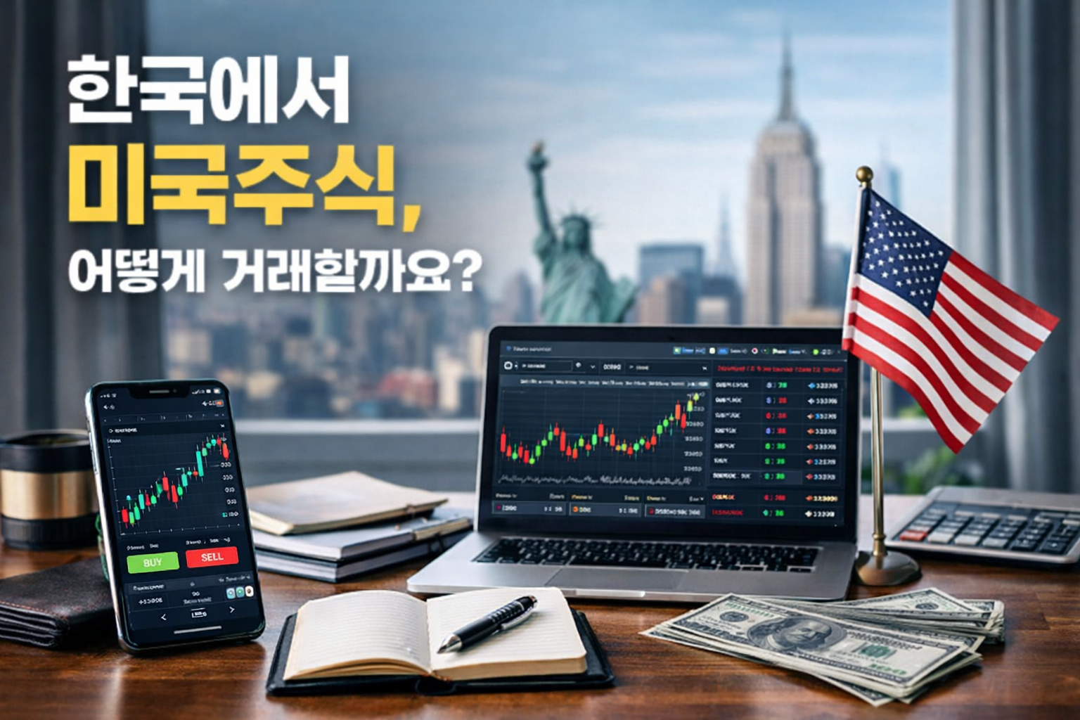 국내에서 미국주식 거래하는법: 계좌, 환전, 정산까지