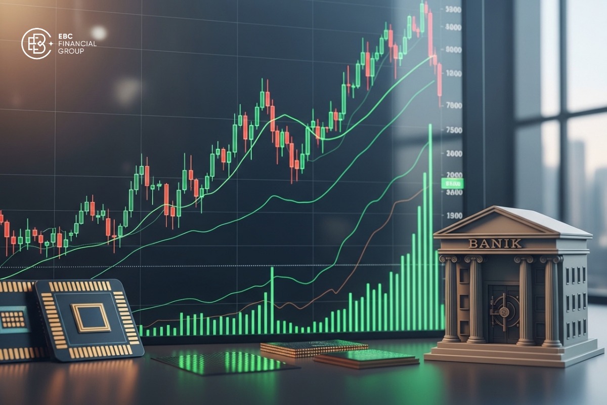 Chứng khoán Mỹ phục hồi nhờ cổ phiếu chip và ngân hàng