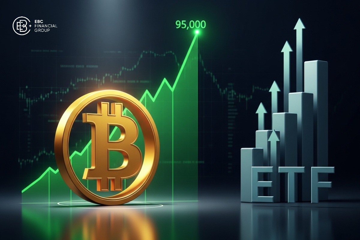 Giá Bitcoin hôm nay: BTC giữ mốc 95.000 USD, ETF vẫn hút tiền