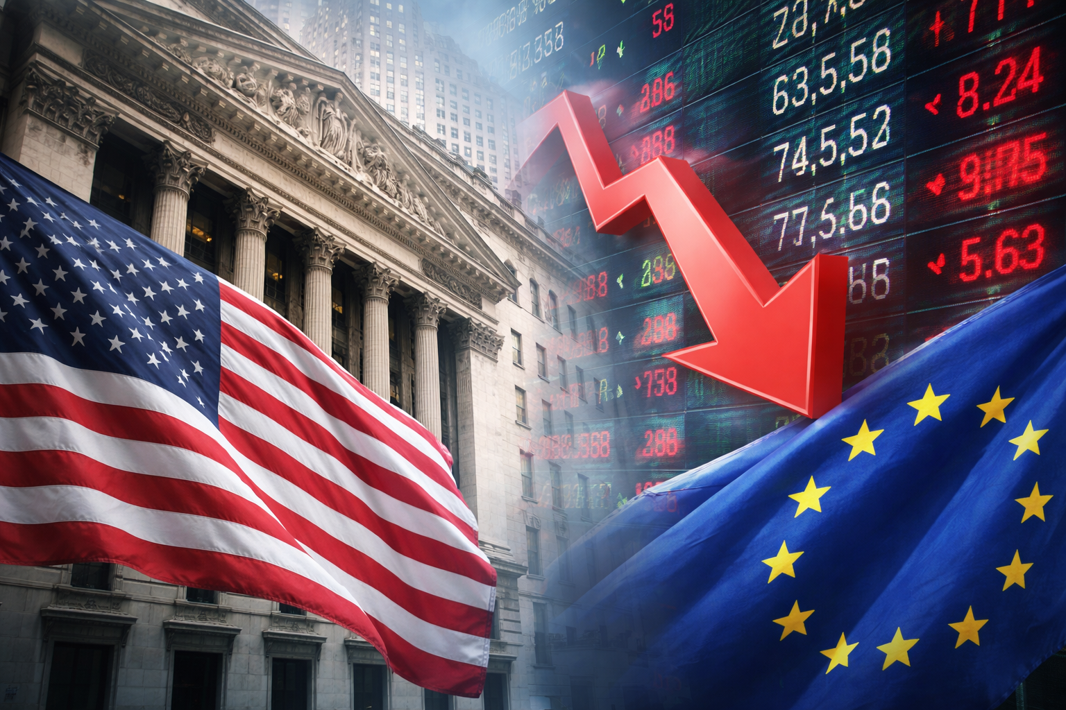 마틴 루터 킹 데이로 미국 휴장…유럽 증시는 트럼프 관세 발언에 하락 마감