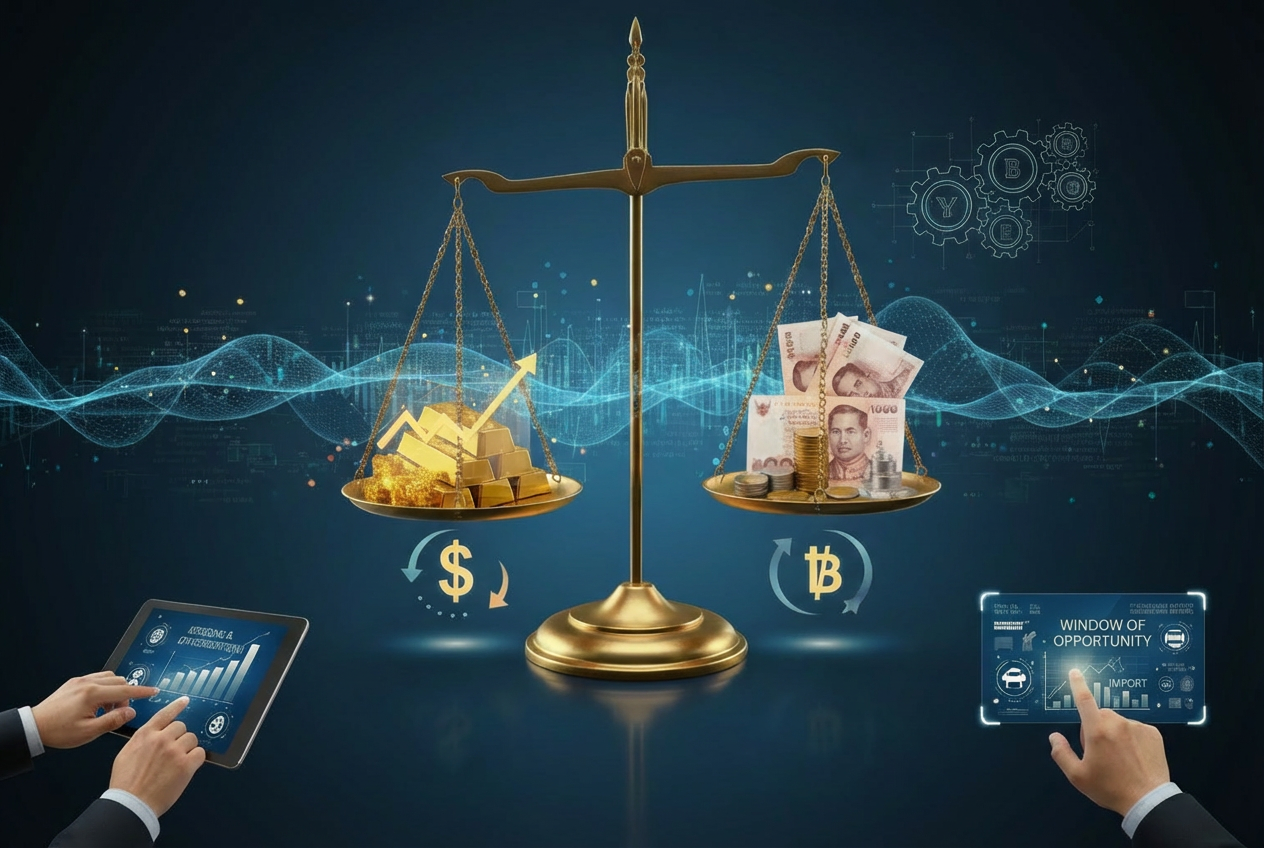 ทำไมราคาทอง กับค่าเงินบาท ถึงเดินสวนทาง สรุปความสัมพันธ์สำคัญที่มีผลต่อเศรษฐกิจ