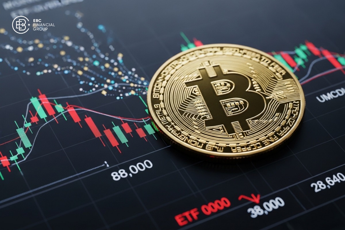 Giá Bitcoin (BTC) dao động quanh 88.000 USD giữa lúc dòng tiền ETF rút lui