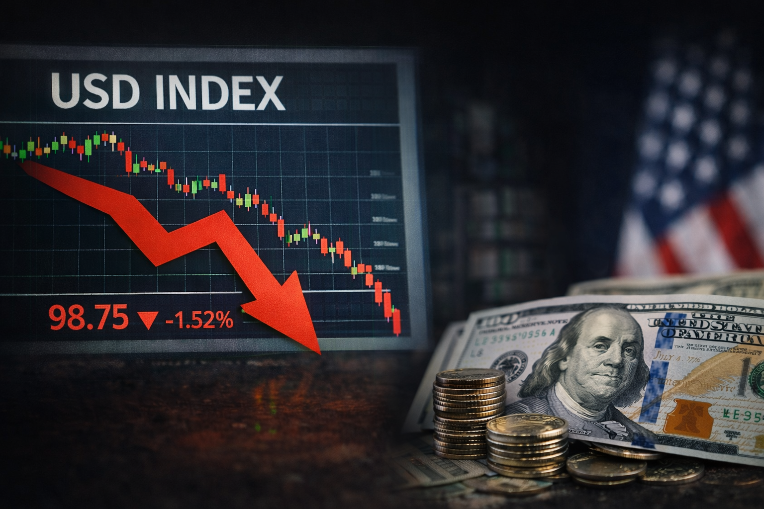 달러인덱스 급락: 트럼프 발언 이후의 원인과 결과 분석