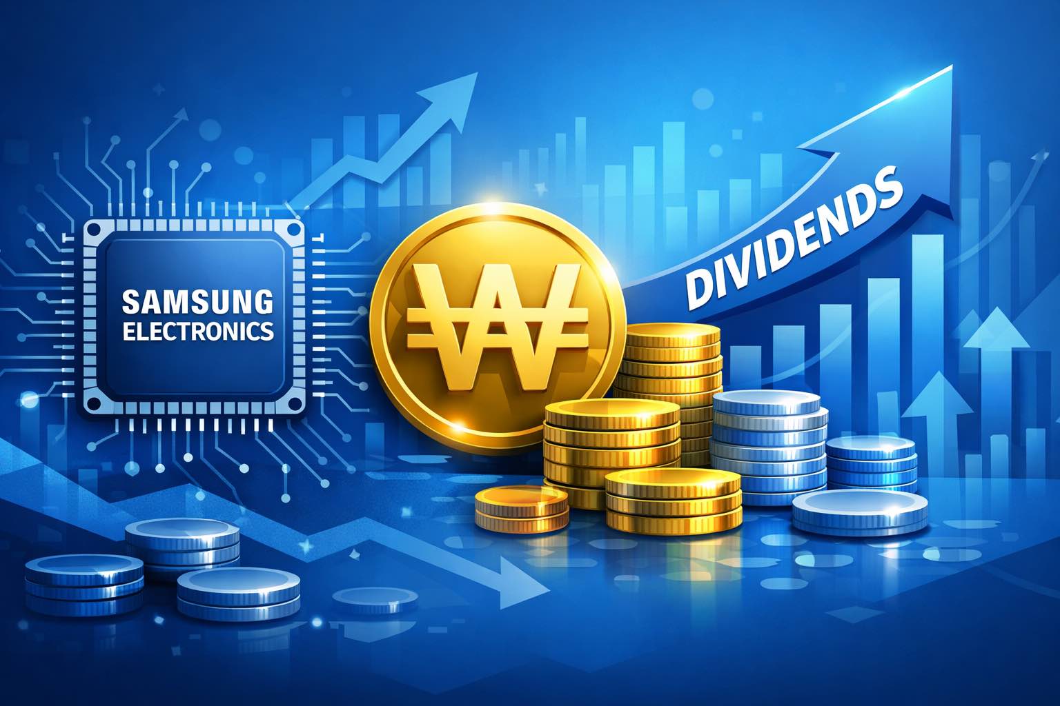 Dividendo de las acciones de Samsung: 1,3 billones de wones en el cuarto trimestre