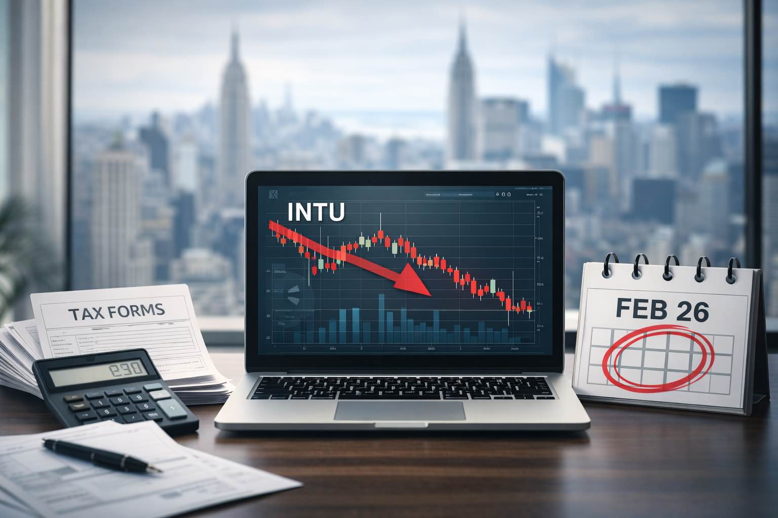 لماذا يتراجع سهم Intuit (INTU) قبل إعلان الأرباح في 26 فبراير