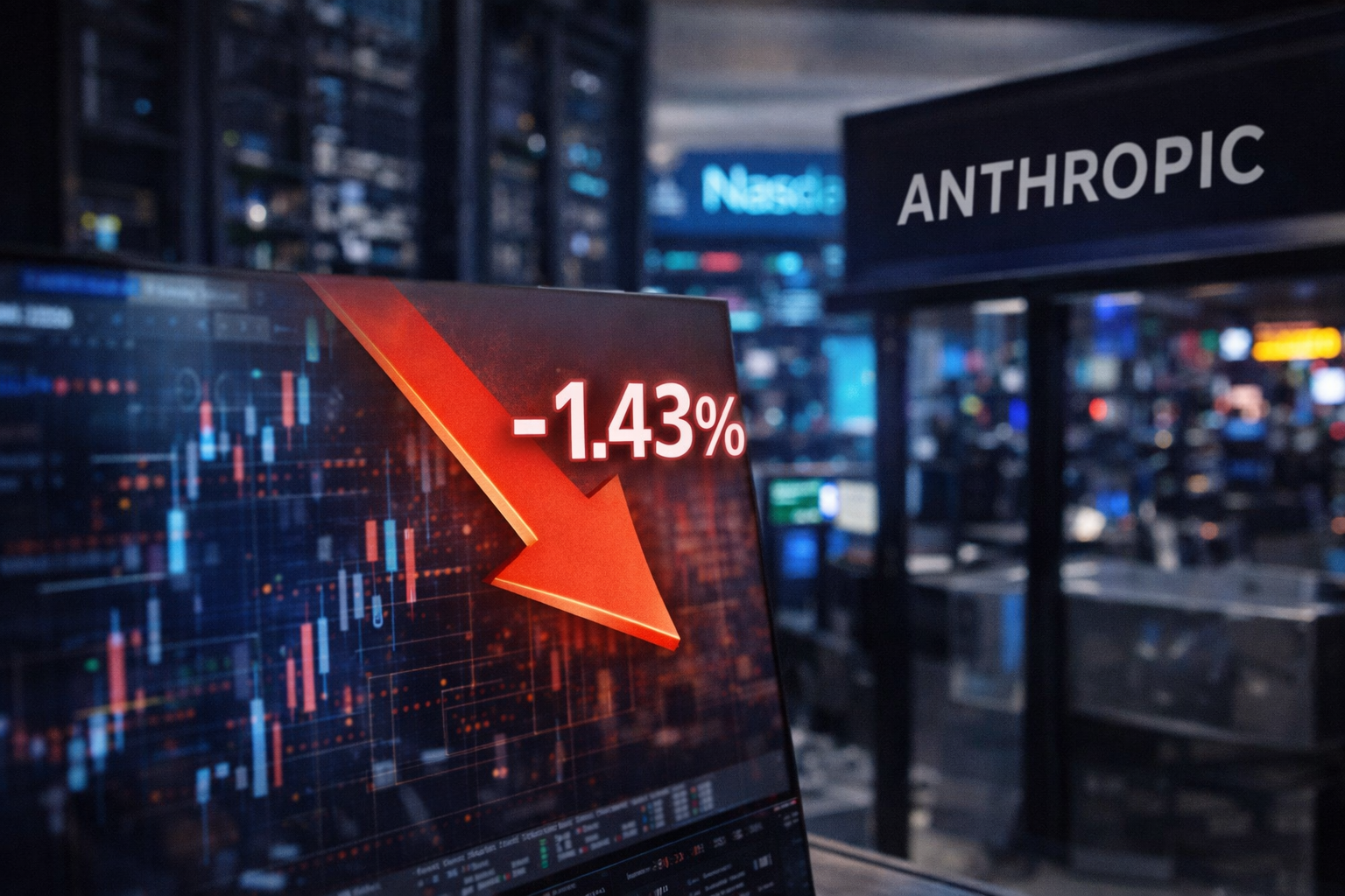 앤트로픽 쇼크, 나스닥 1.43% 하락은 ‘SaaS 종말’의 신호탄인가?