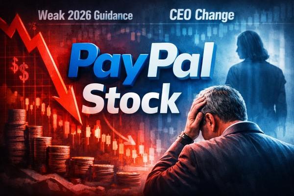 क्यों PayPal के शेयर कम हुए कमाई के बाद: कमजोर आउटलुक, CEO परिवर्तन