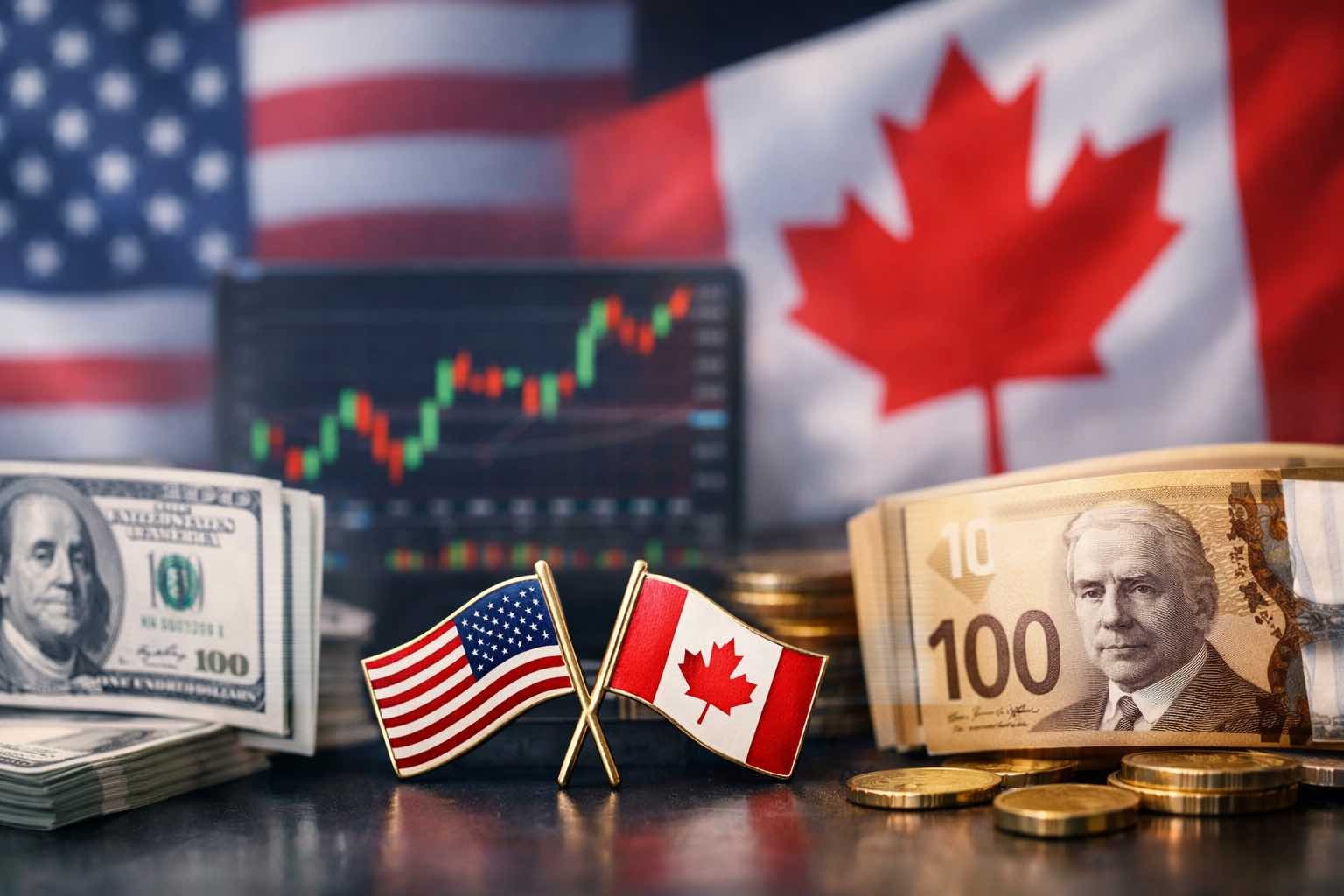 Trading del tipo de cambio USD CAD antes del IPC de EE. UU. y Canadá