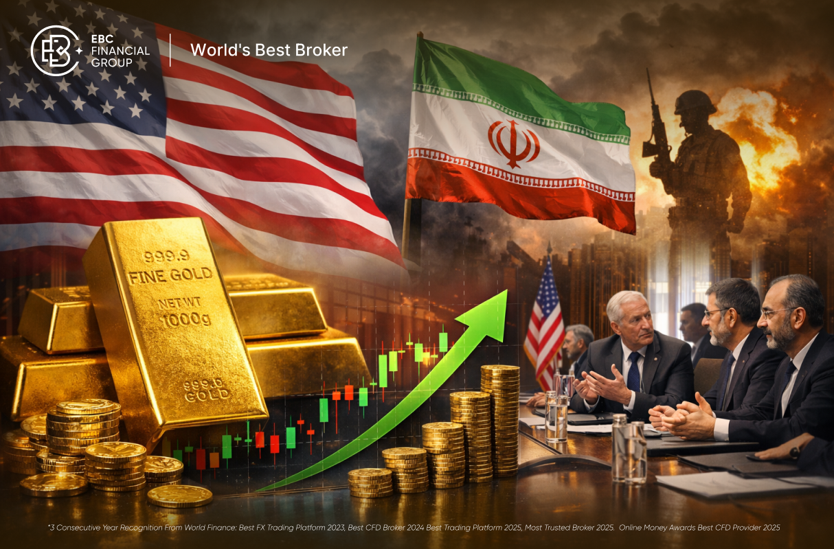ราคาทองตลาดโลกล่าสุดพุ่ง! ดอลลาร์อ่อนค่า ลุ้นดีลสหรัฐ-อิหร่าน