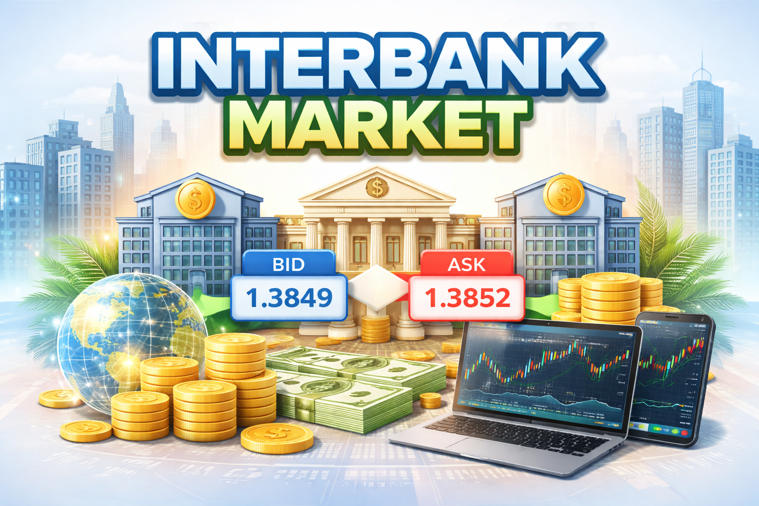 Mercado interbancario: cómo se fijan realmente los precios de las divisas a nivel mundial