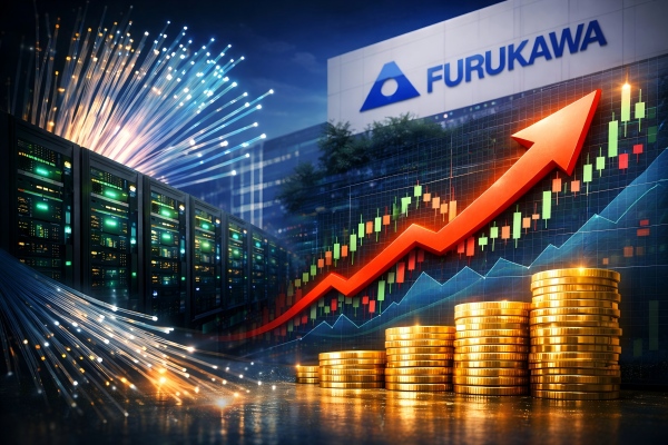 古河電気工業の株価が急騰—業績上方修正と連続高値更新で投資家注目が集まる