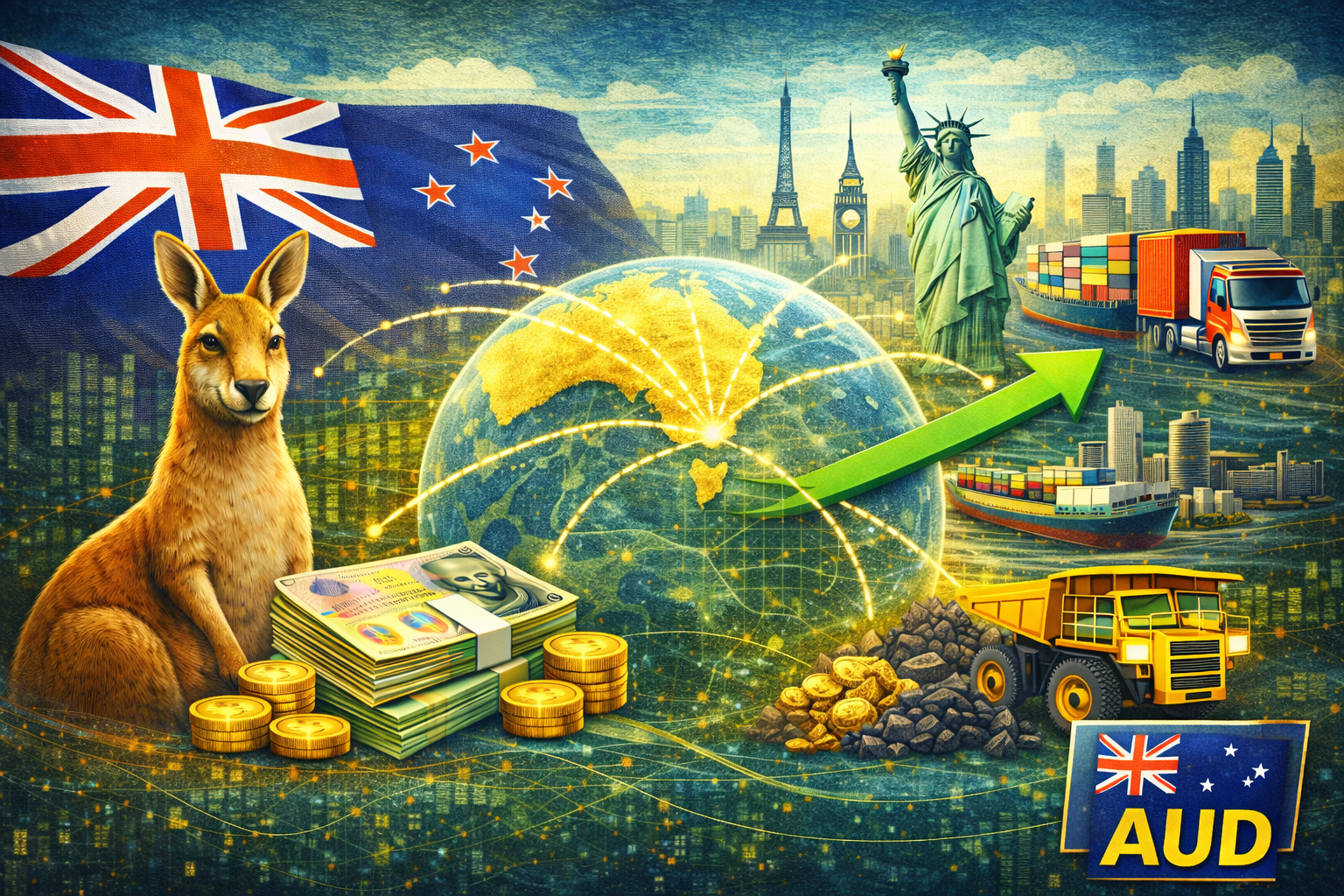 ¿La moneda de Australia Aussie juega un papel importante en el trading?