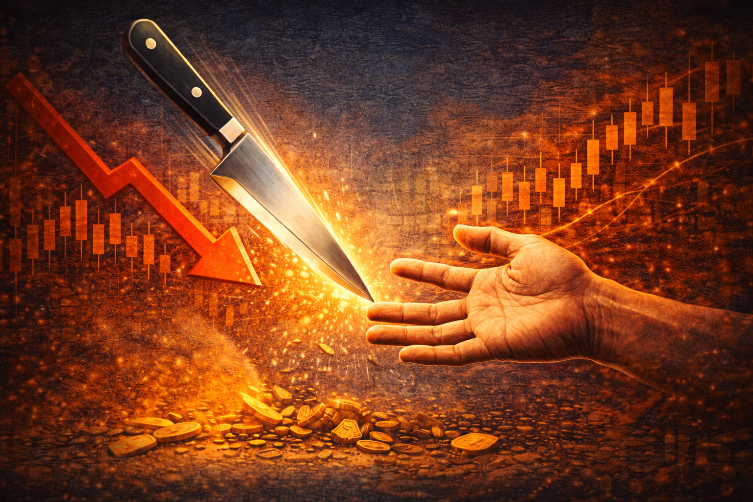 Apa Arti "Falling Knife" yang Jatuh dalam Perdagangan?