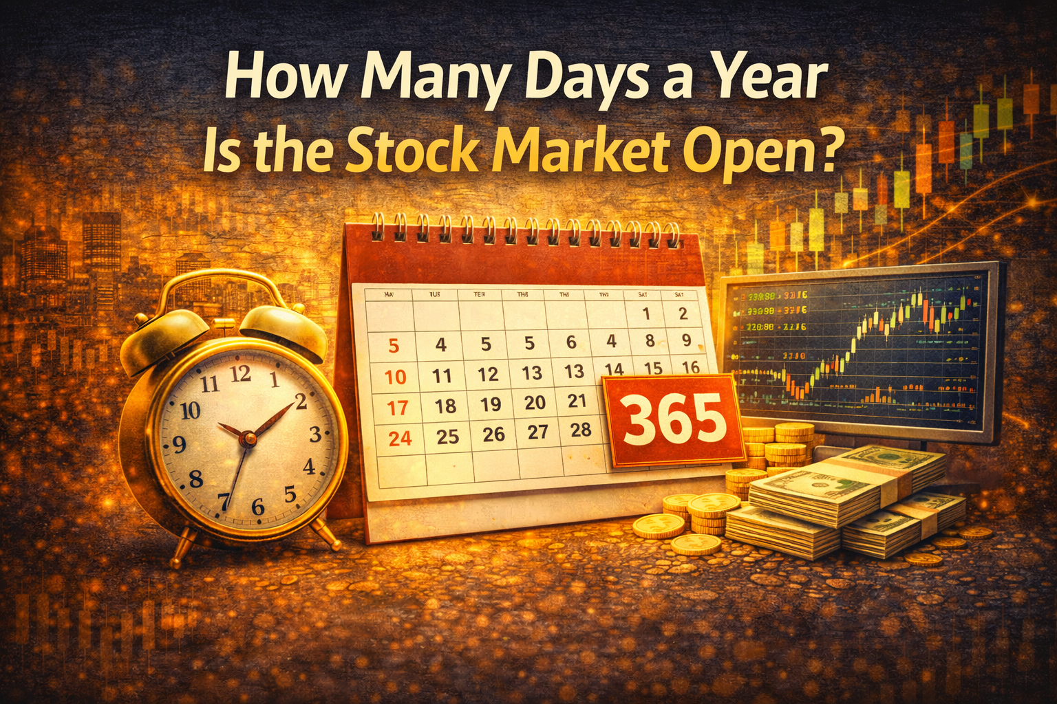 ¿Cuántos días al año está abierta la bolsa de valores?