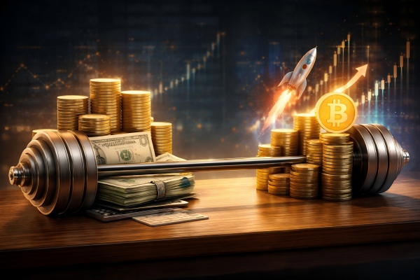 バーベル戦略とは｜その意味と実践方法：市場の不確実性に備える資産運用法