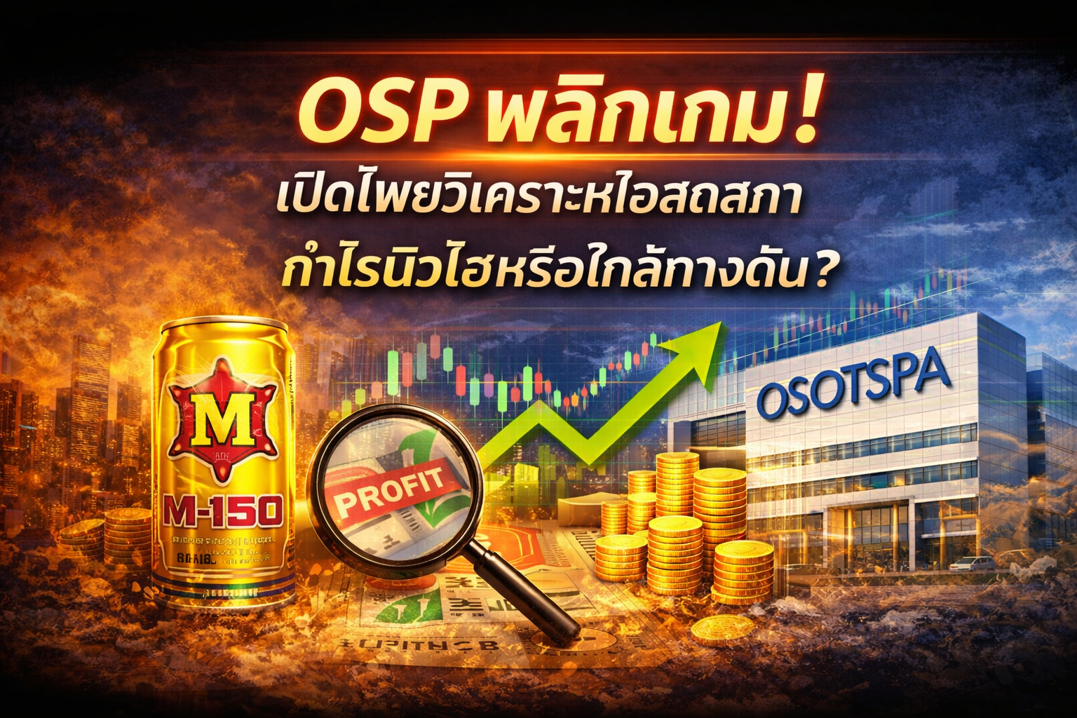 OSP พลิกเกม! เปิดโพยวิเคราะห์โอสถสภา กำไรนิวไฮหรือใกล้ทางตัน?