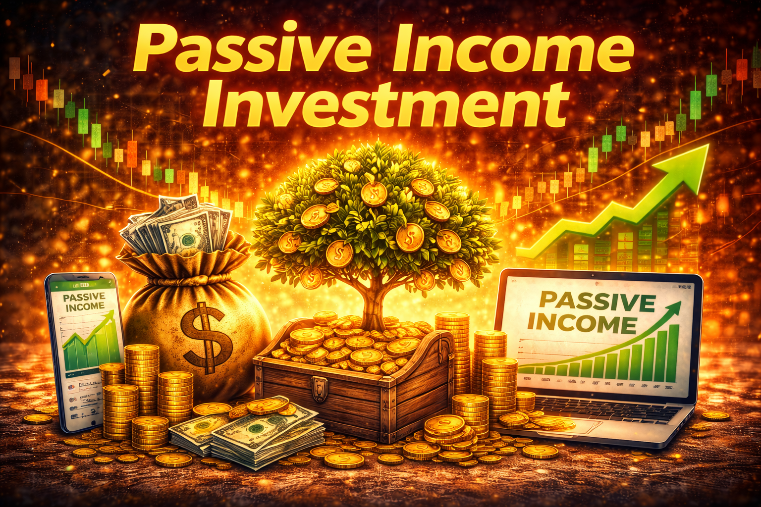 أفضل 5 استثمارات للدخل السلبي للمبتدئين في 2026