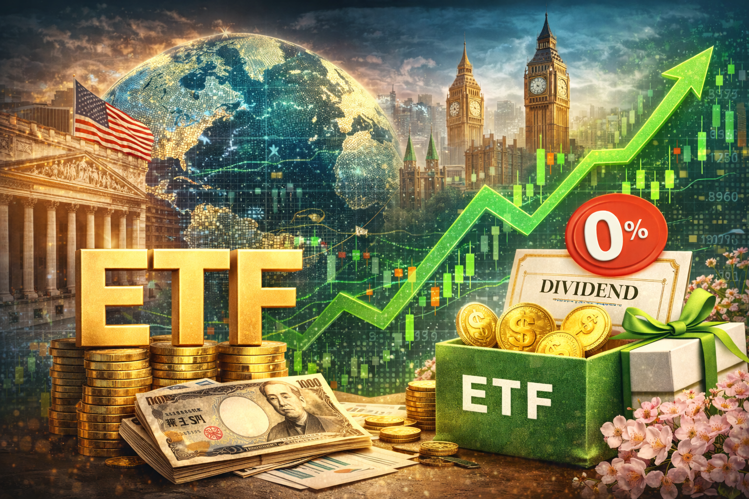 ETF คืออะไร? วิธีเป็นเจ้าของหุ้นโลกแบบไม่ต้องเลือกเอง พร้อมทริครับปันผล "ภาษี 0%"