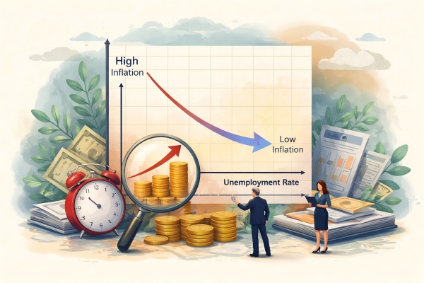 フィリップス曲線とは?インフレと失業率の関係をわかりやすく解説