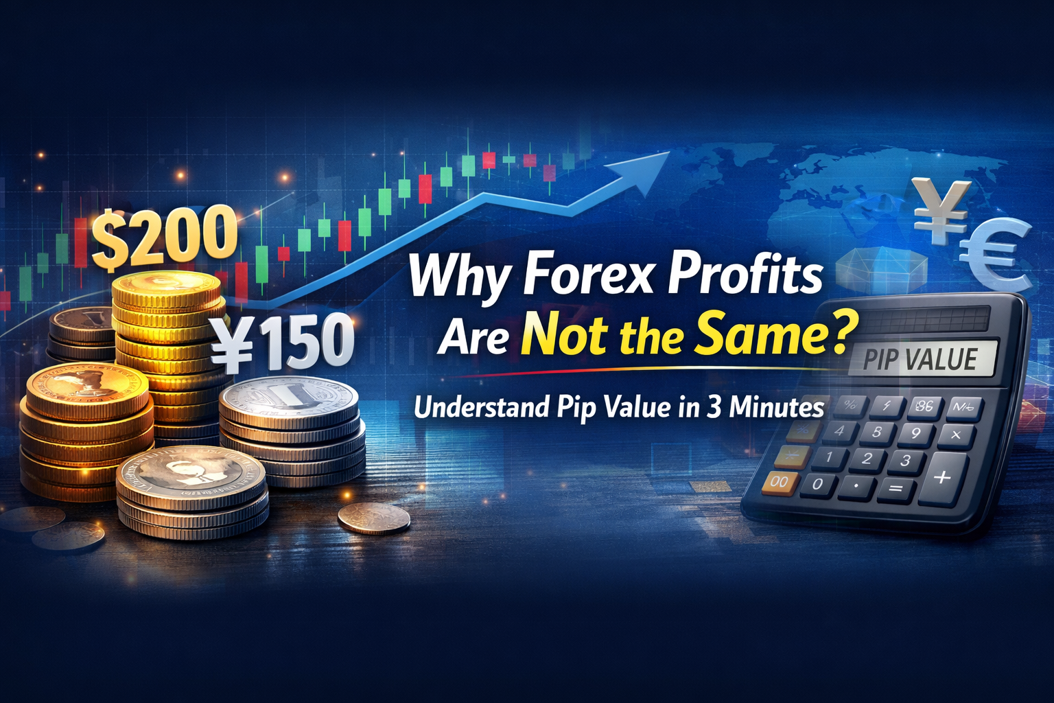 เทรด Forex ทำไมกำไรไม่เท่ากัน? เข้าใจ Pip Value ใน 3 นาที