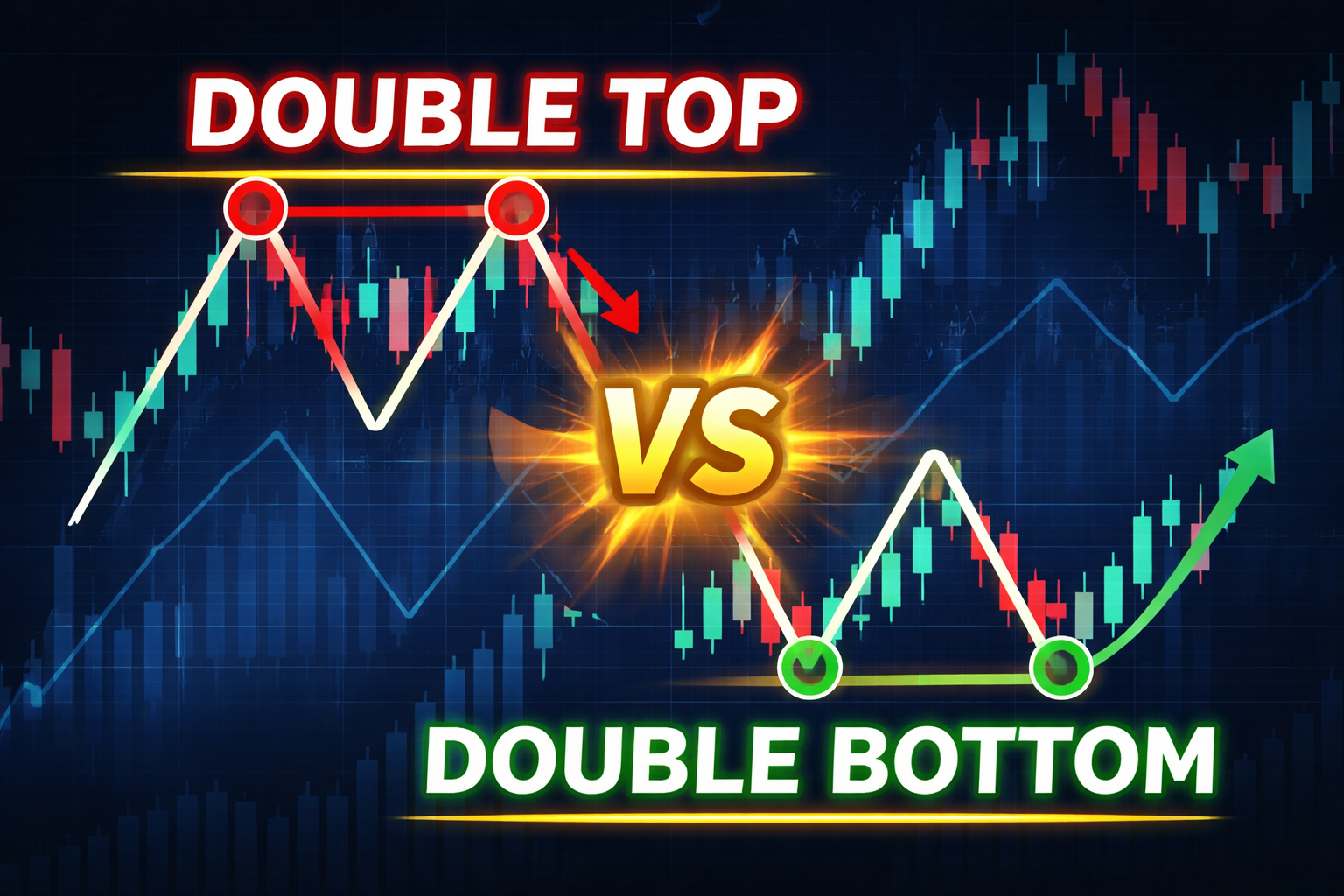 รูปแบบ Double Top และ Double Bottom ในการเทรด: คู่มือสำหรับผู้เริ่มต้น