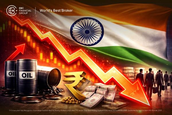 ¿Por qué la bolsa cae hoy? Catalizadores: petróleo, ventas de FII y la rupia, explicados