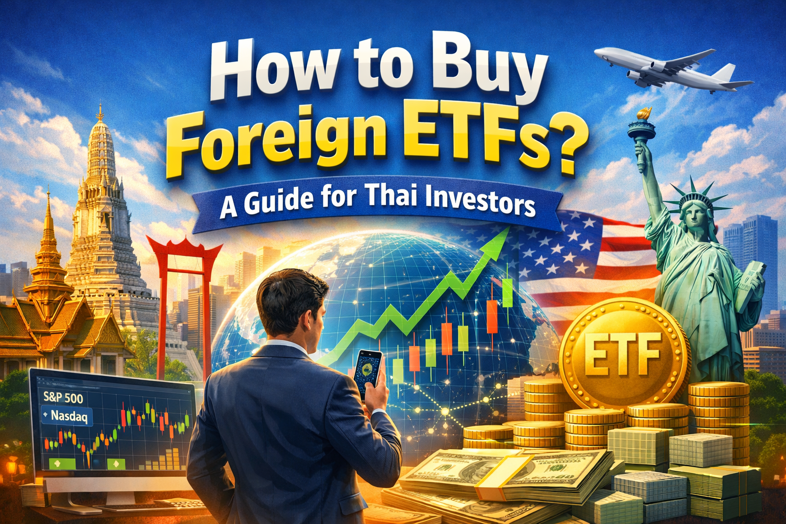 ซื้อ ETF ต่างประเทศยังไง? คนไทยลงทุนในไทยได้ไหม?